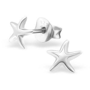 New Sterling Silver Cape Cod Starfish Earrings